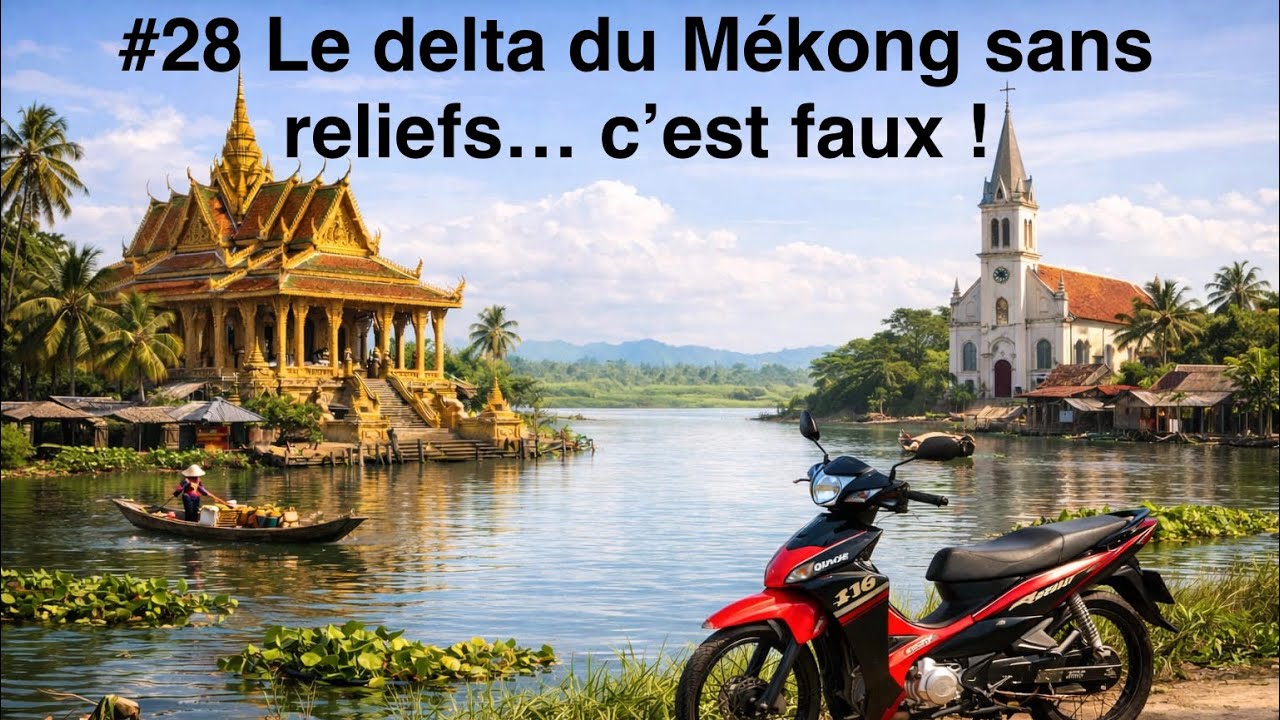 #28 Vietnam 🇻🇳 Delta du Mékong - son relief vertigineux à Chau Doc