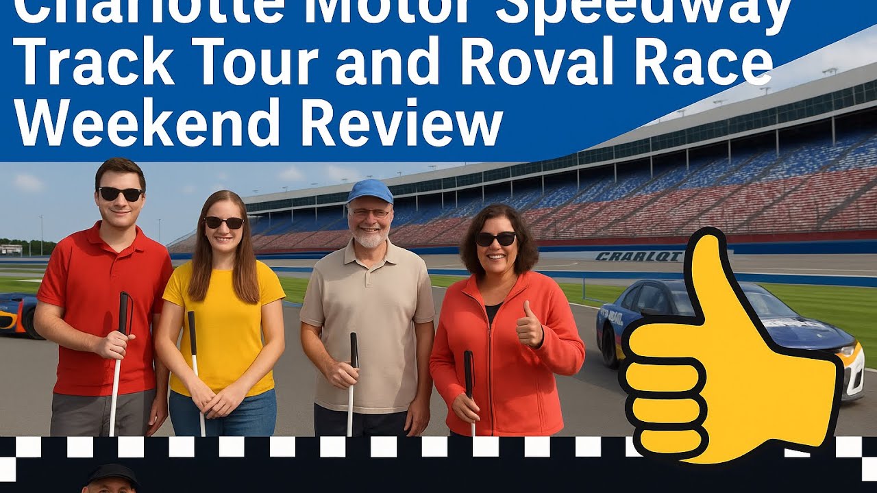 Charlotte motor Speedway, Accessibility review. #NASCAR 