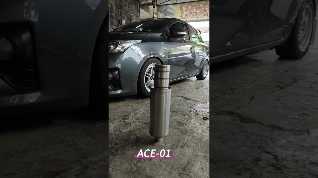 Toyota Yaris lele pasang knalpot HARACE EXHAUST TYPE ACE-01