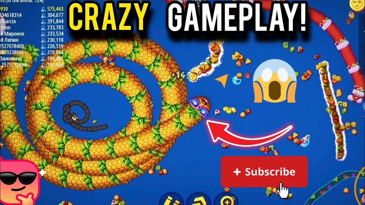 Worms zone.. Epic slither...#gaming #viral #videos 