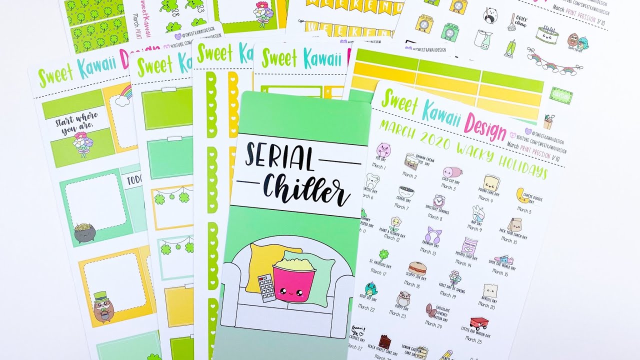 Monthly Sticker Subscription - March Reveal