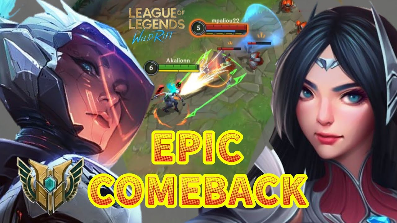 WILD RIFT AKALI vs IRELIA &bull; CRAZY COMEBACK | Akalionn #akali #irelia