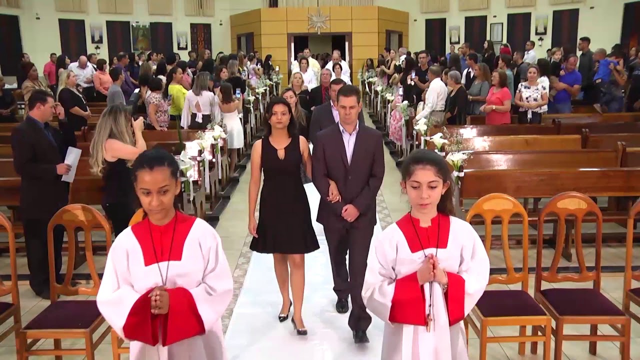 Canto de Entrada da Equipe de Liturgia - Casamento Comunit&aacute;rio Com Missa (26.10.2018)