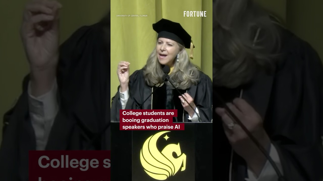 College students are booing graduation speakers who praise AI
