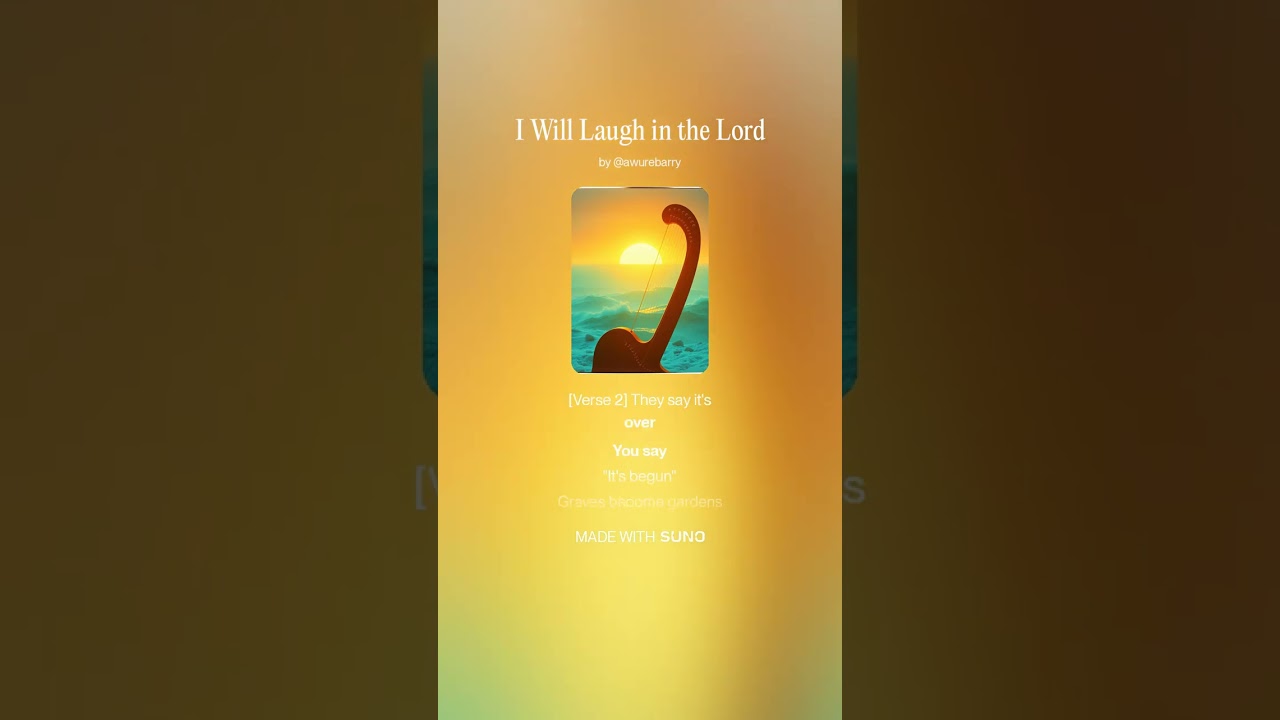I Will Laugh in the Lord