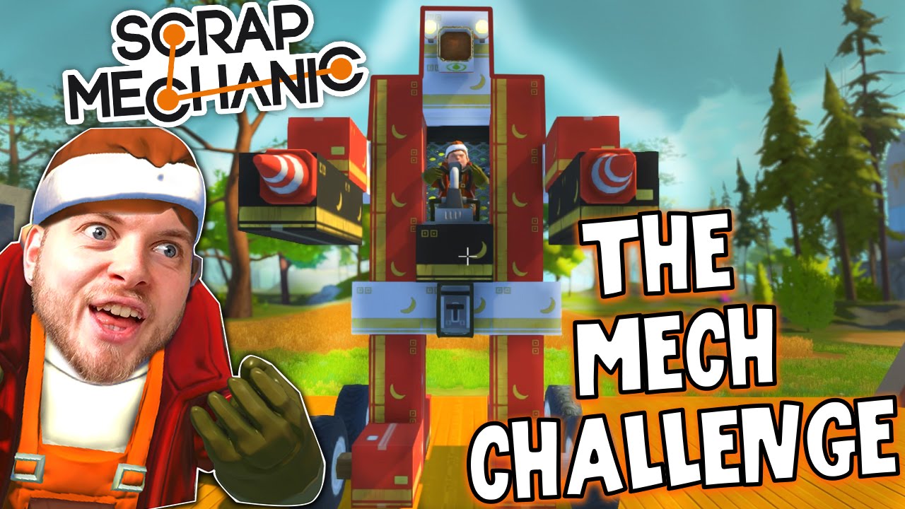 Scrap Mechanic! - THE MECH CHALLENGE! Vs AshDubh - [#16] | Gameplay |