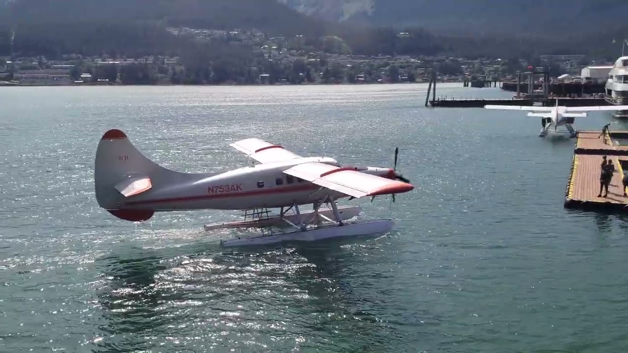 de Havilland Otter arrival in Ketchikan