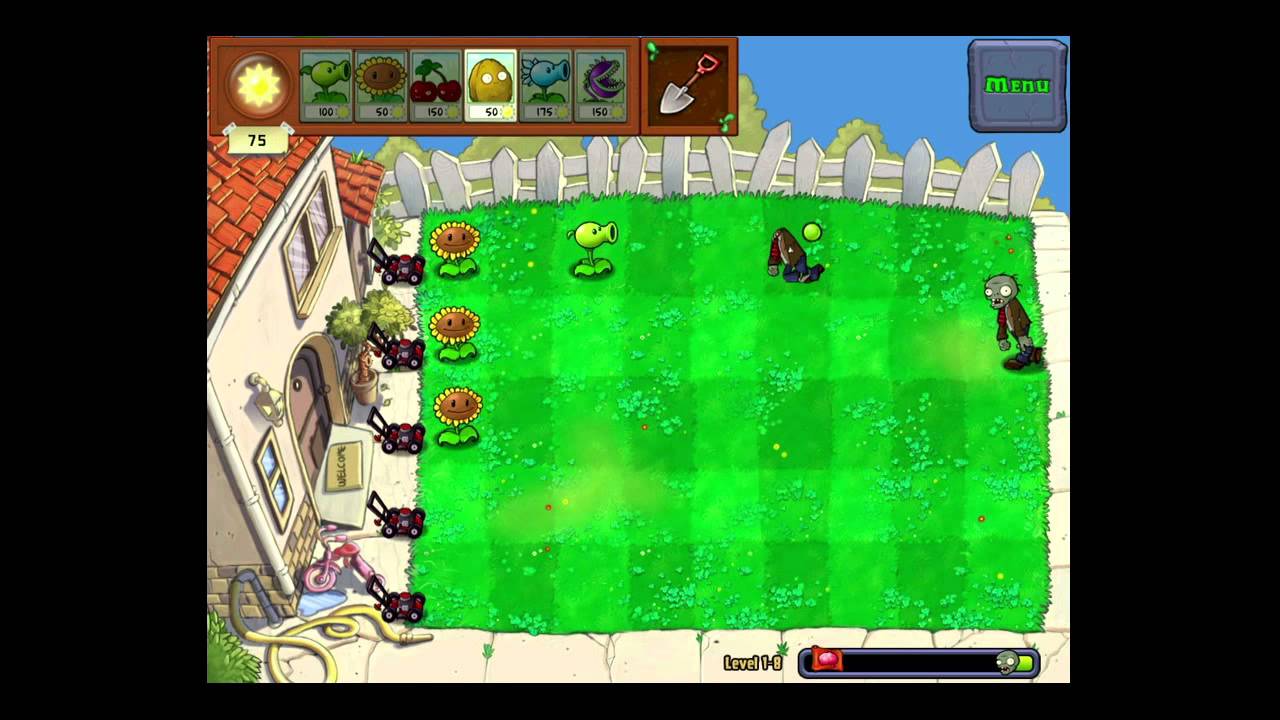 PvZ - Level 1-8
