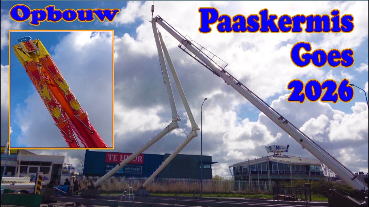 Opbouw Paaskermis Goes 2026 deel 1