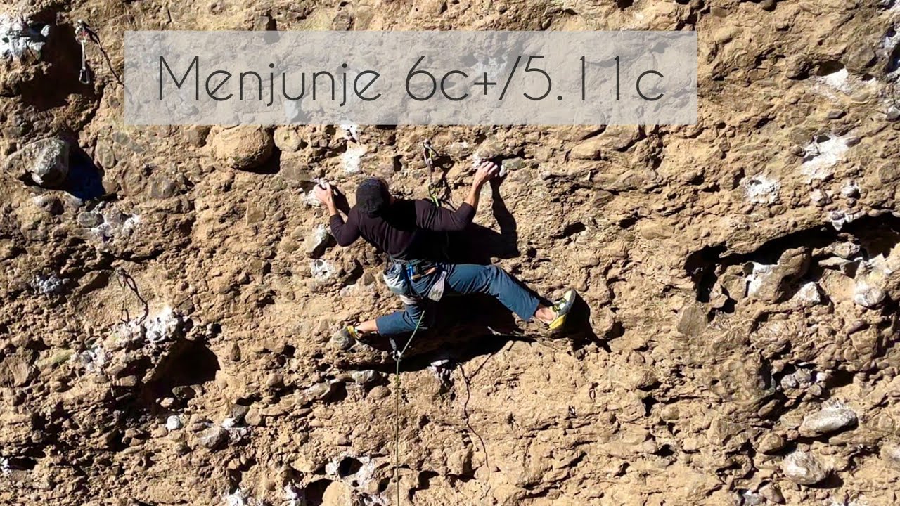 ESCALADA EN LAS CHILCAS 🧗/ Menjunje 6c+ (5.11c) ⛰️