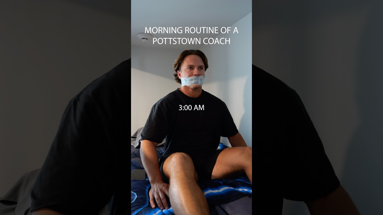 Morning Routine of a Pottstown Scout Team Coach 🤣 #baseball #comedy #pottstown #coach