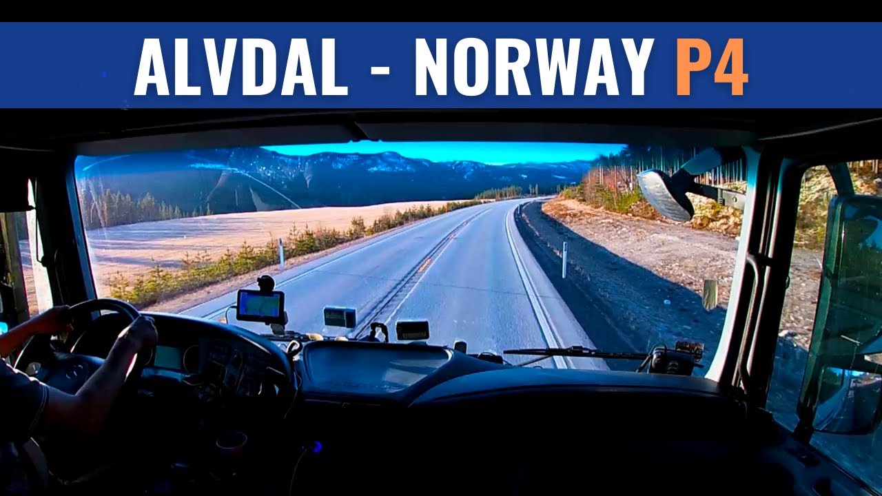 POV Truck Driving - Alvdal, Norway - Part 4 | CV Driving