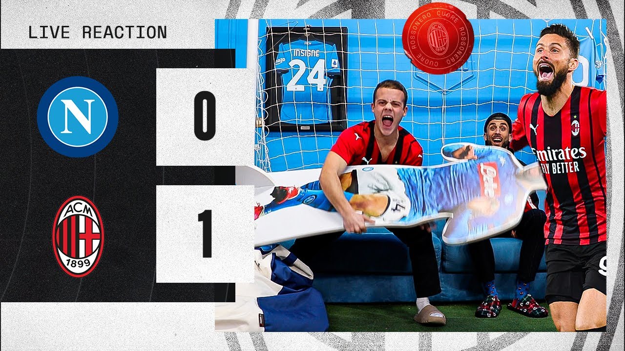 🤫 E ADESSO NON PARLATE PIÙ!!! - NAPOLI 0-1 MILAN | LIVE REACTION TIFOSO ROSSONERO