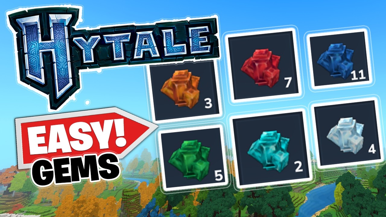 BEST way to find GEMS in HYTALE!