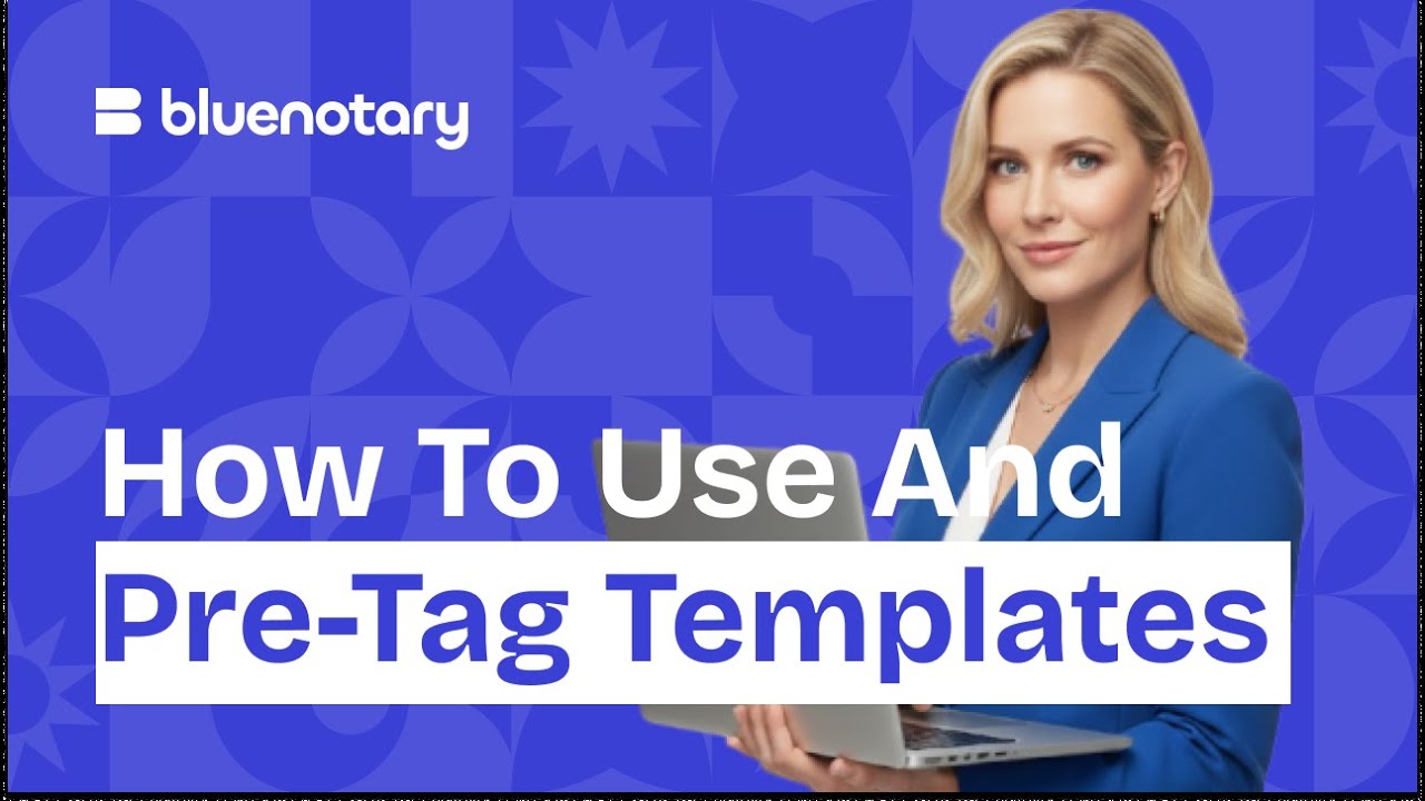 How to Use and Pre-Tag Templates