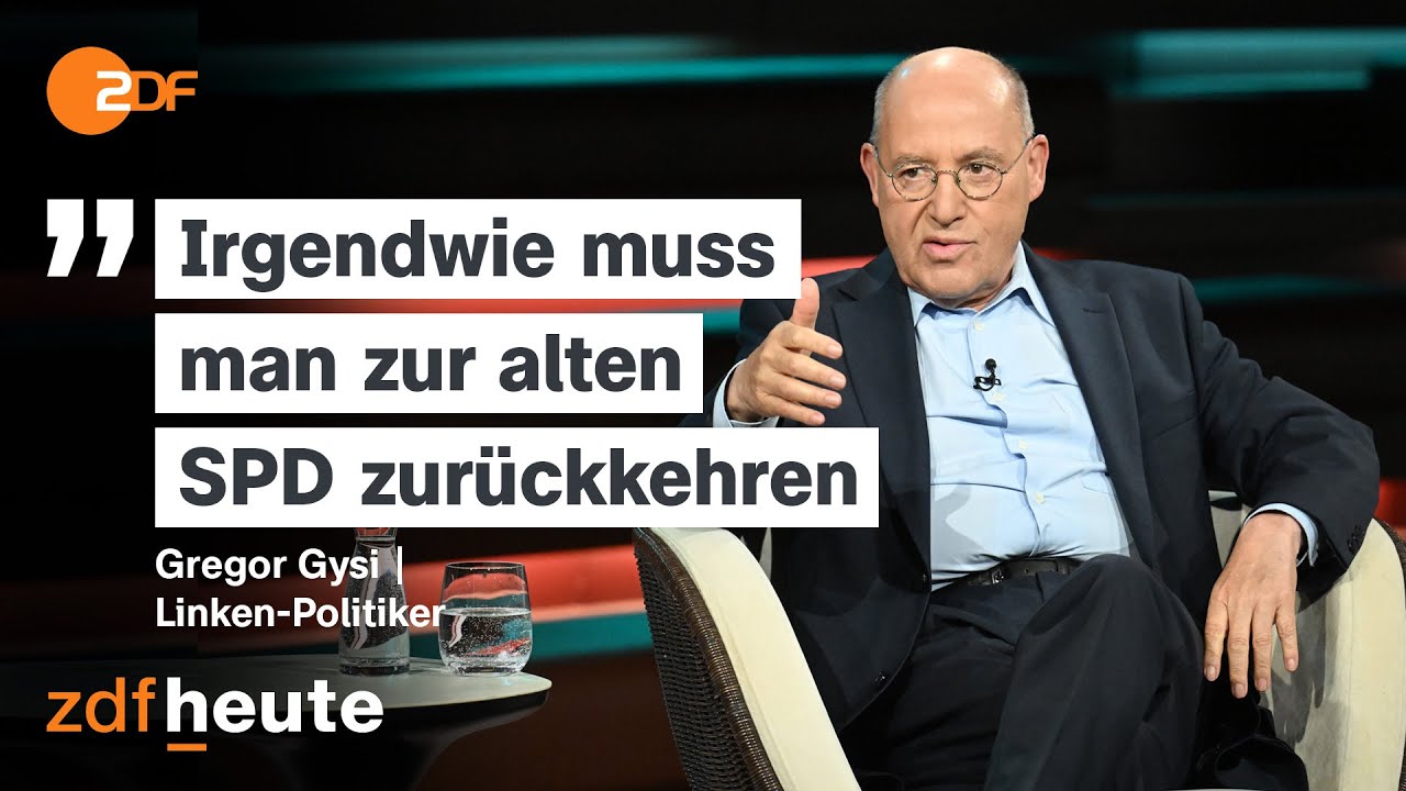 Wie steht es um die SPD? Müntefering und Gysi über die SPD-Führung  | Markus Lanz vom 22. Juli 2025