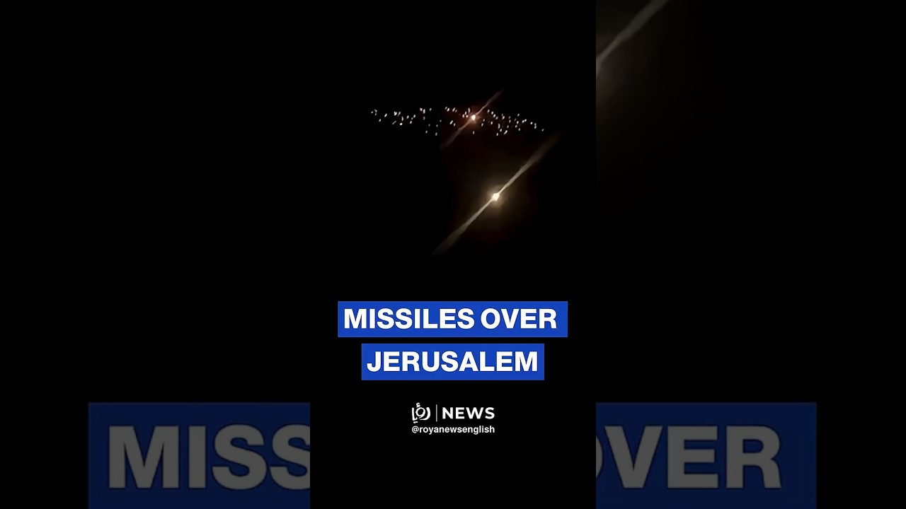 Dozens of Iranian missiles spotted over West Bank, Jerusalem