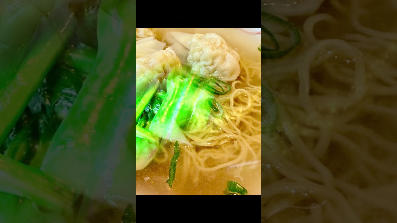 awesome LUNCH today !! Amsterdam ‘Wanton Mee’ Noodles 🫢 
