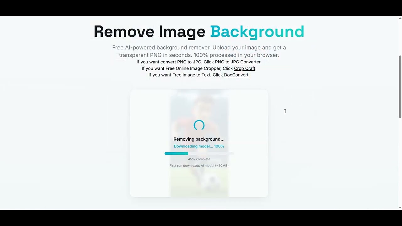 Free AI-powered background remover