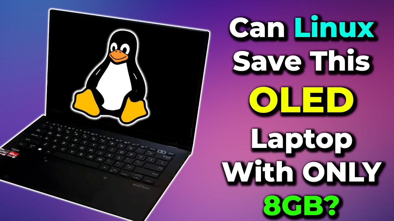 Linux на 8 ГБ ОЗУ?! Спасёт ли он этот OLED-ноутбук? ASUS Zenbook 14 R5 7730U 8 ГБ ОЗУ