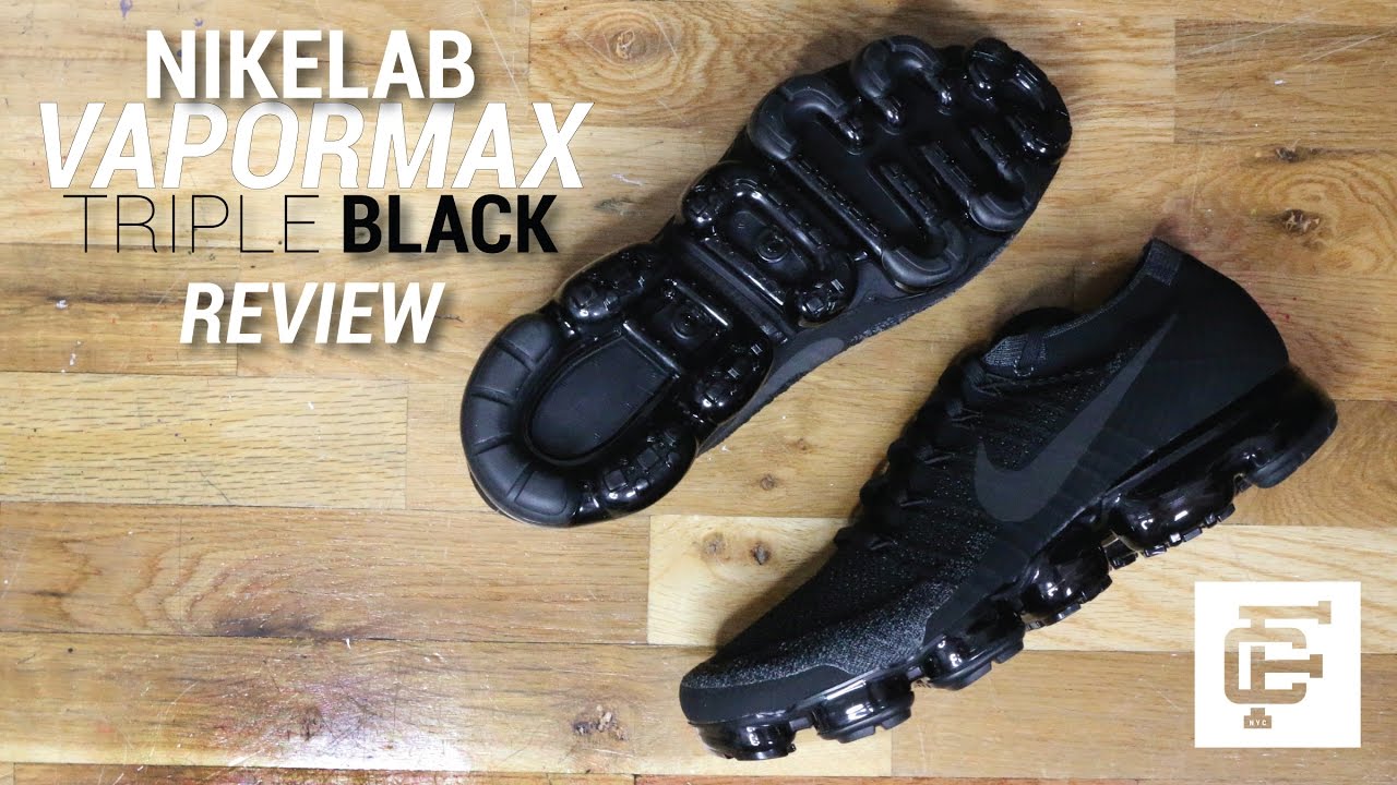 NIKELAB TRIPLE BLACK VAPORMAX REVIEW