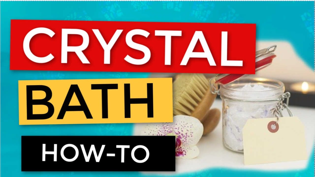 Crystal Bath Therapy: Energy Cleansing