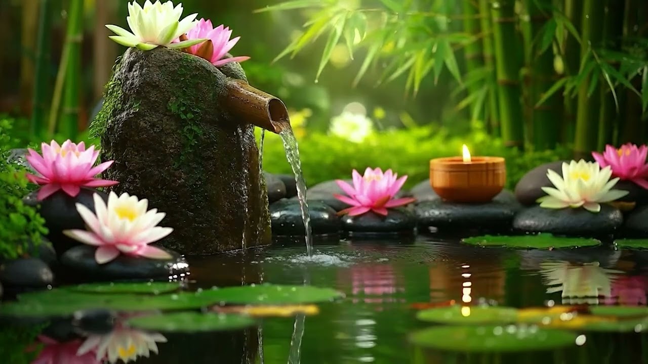 Relaxing Music + Sound of Water 🌿 Calm Your Mind, Anxiety Relief, Deep Sleep | Deep Healing & Focus
