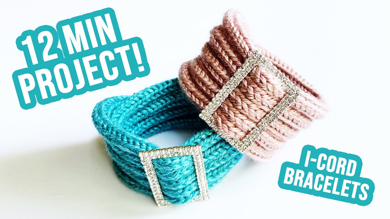 DIY I-Cord Bracelets! (Tulip I-Cord Knitter Machine Tutorial)
