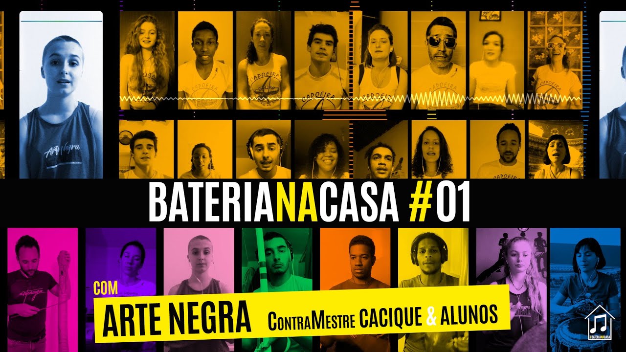 Bateria Na Casa #01 com ARTE NEGRA - ContraMestre CACIQUE & Alunos
