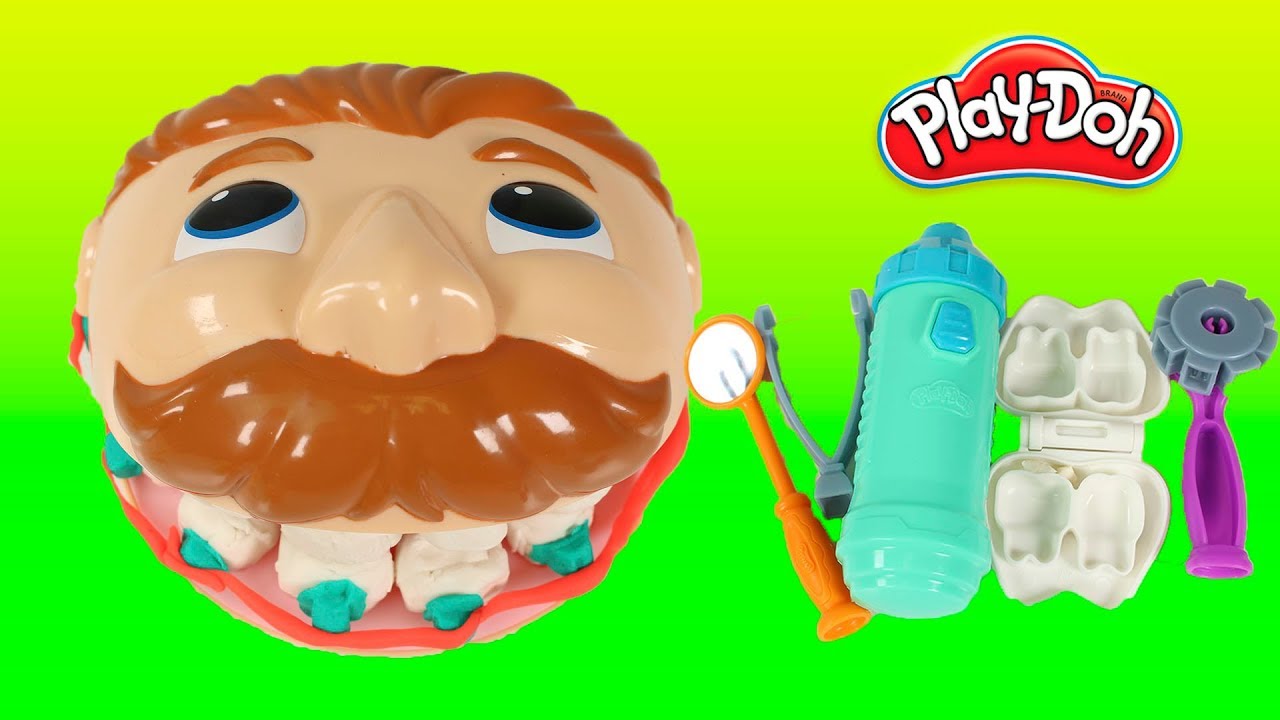 PLAY DOH DENTIST ❤️ Play wiht dentist toy | Play Doh games and toys
