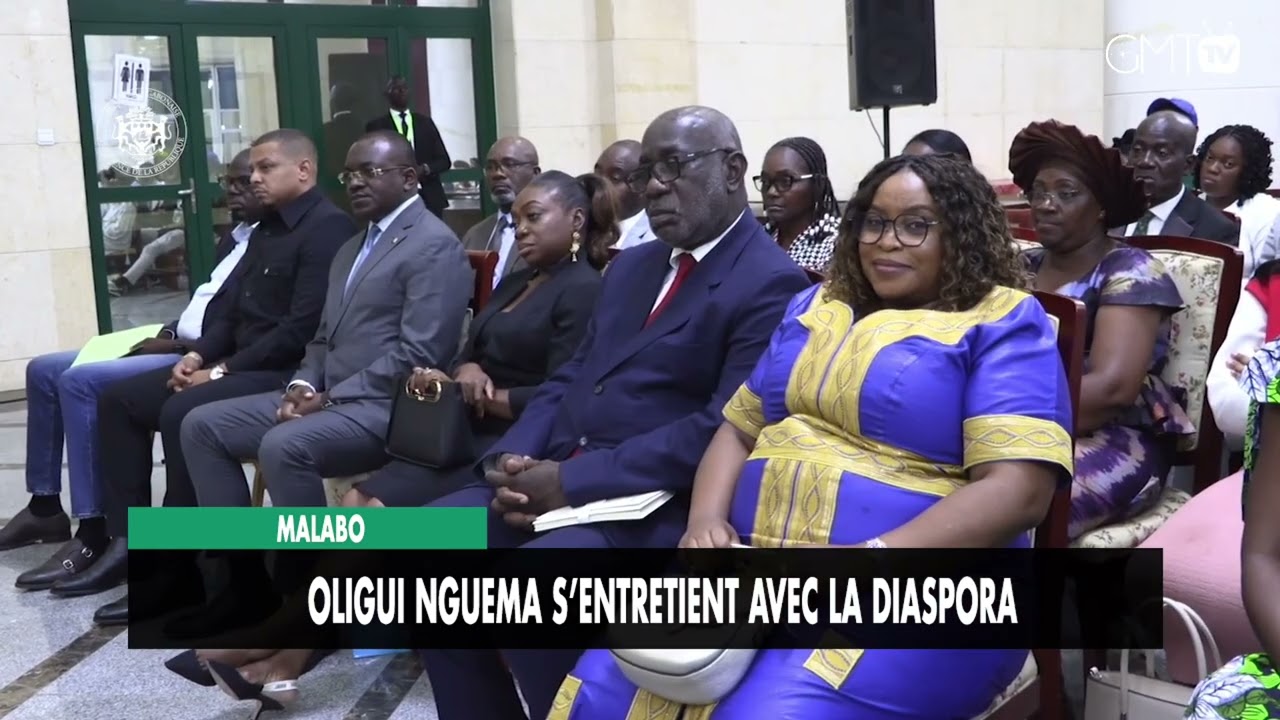 [#Reportage] Malabo : Oligui Nguema s’entretient avec la diaspora
