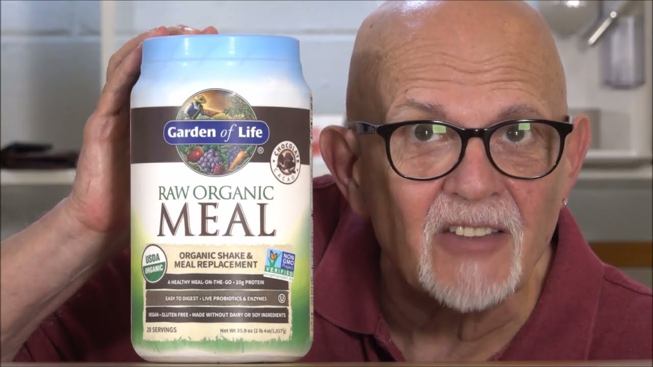 Garden of Life Raw Organic Meal Replacement Shakes - Chocolate Plant Based Vegan Protein Powder