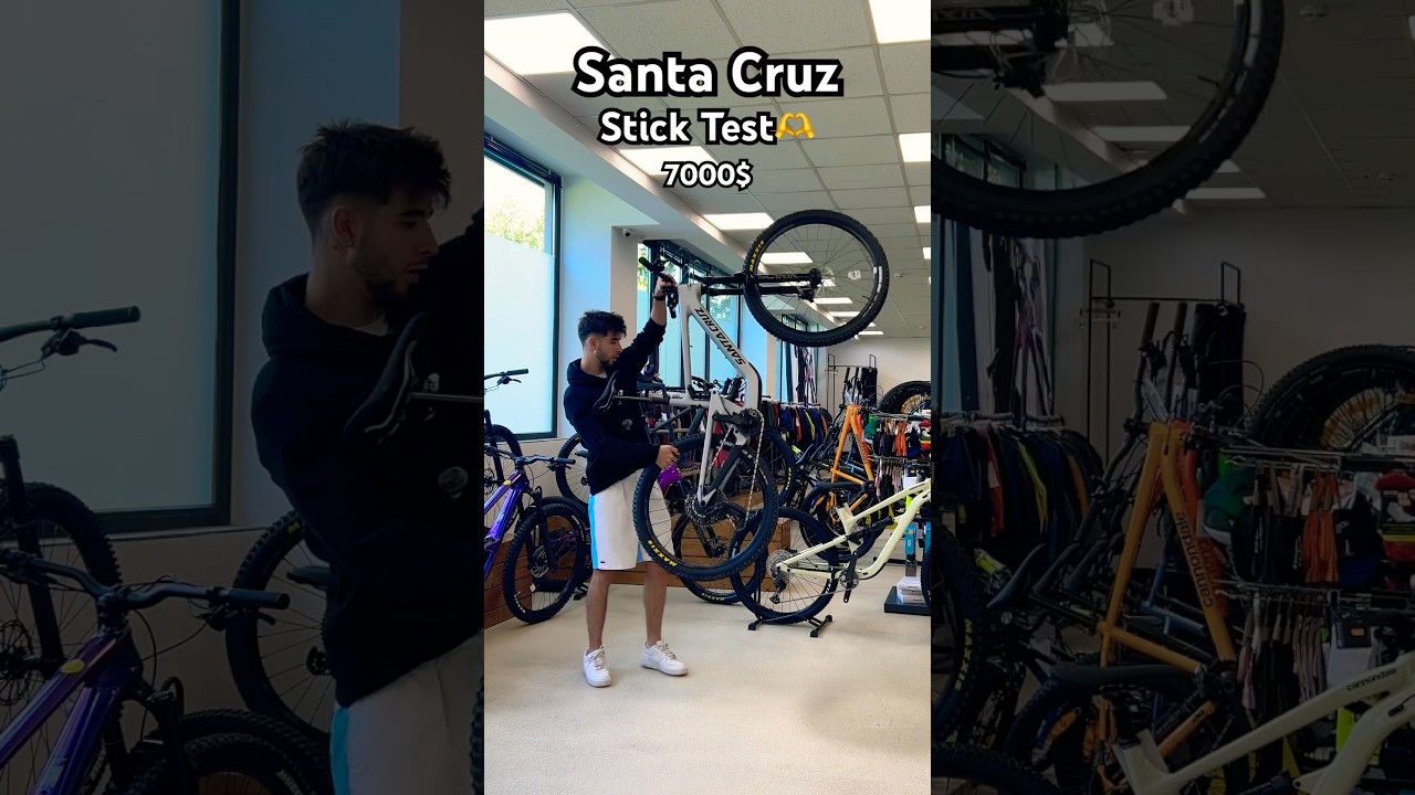 Satisfying 7000$ E-MTB Asmr | Santa Cruz Stick Test #mountainbike #mtb #downhill #bicycle #ebike