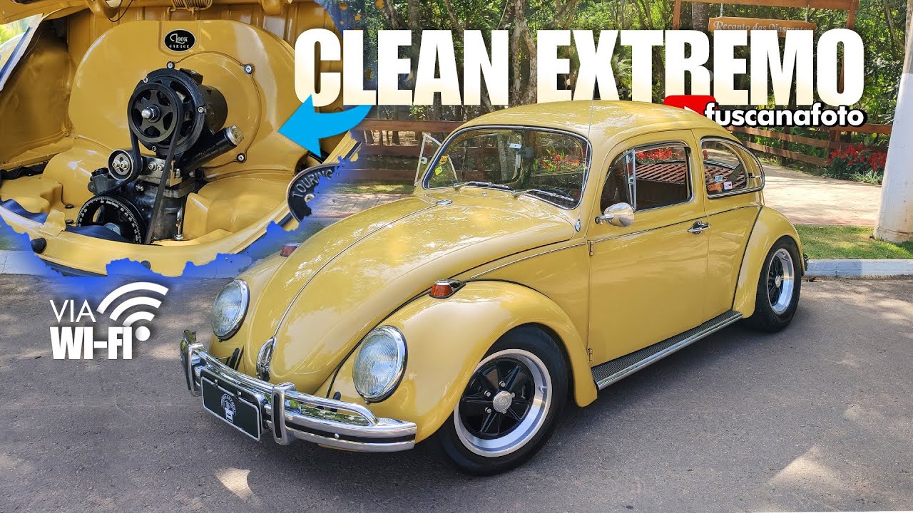 MOTOR CLEAN LEVADO AO EXTREMO! FUSCA 1972 COM VISUAL EXCLUSIVO E MUITO CAPRICHO! Fusca na Foto