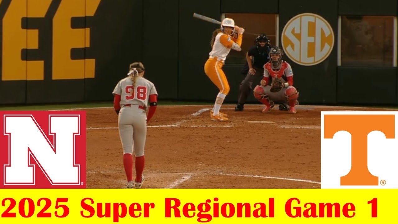 Nebraska vs #7 Tennessee Softball Highlights, 2025 NCAA Super Regional Site 7 Game 1