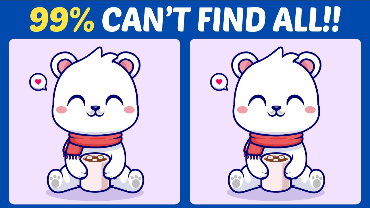 【Spot the difference】🔥Only genius can find all in 90seconds!! 【Find the differences】