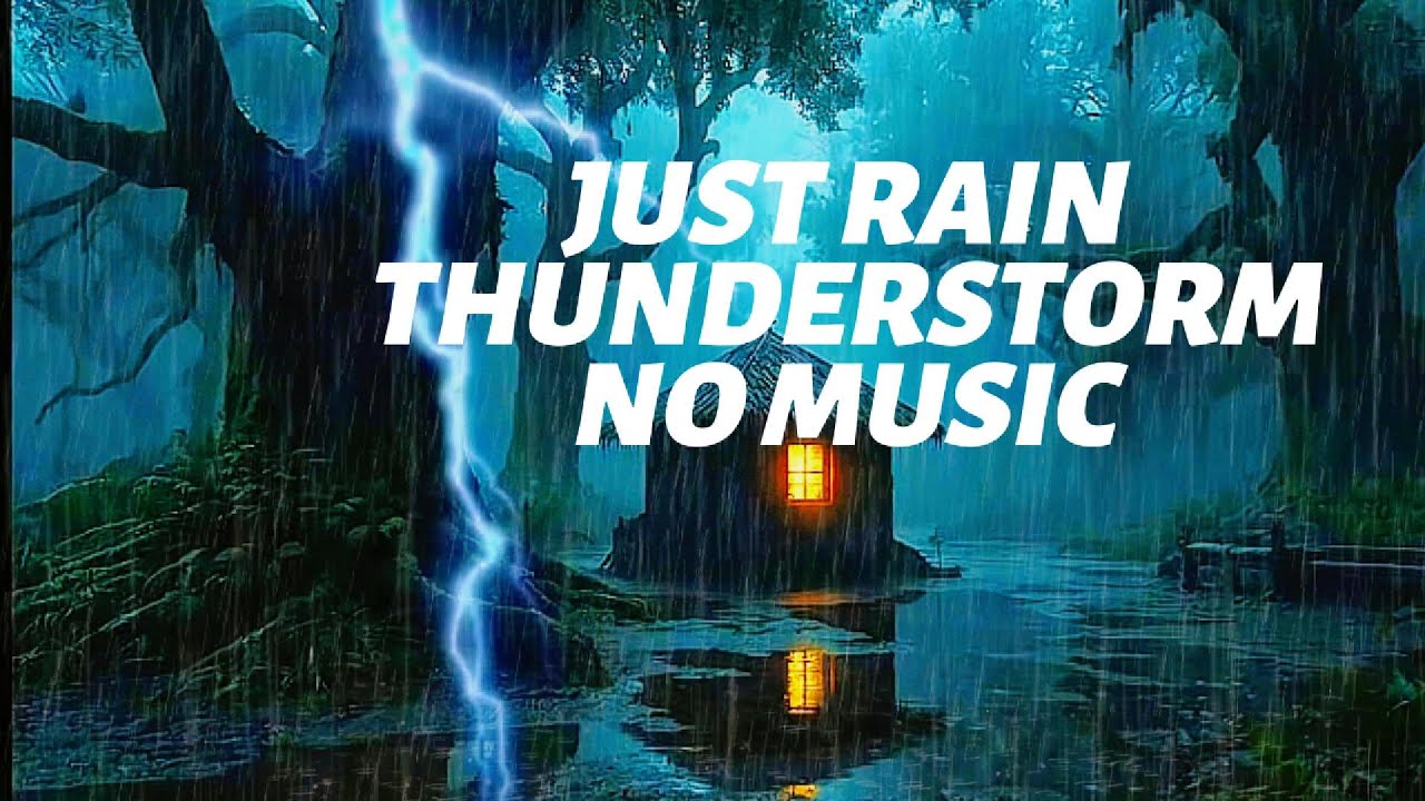 HEAVY RAIN AND THUNDER SOUNDS - DEEP SLEEP | Thunderstorm for Sleeping - Rain Sound Relaxing #02