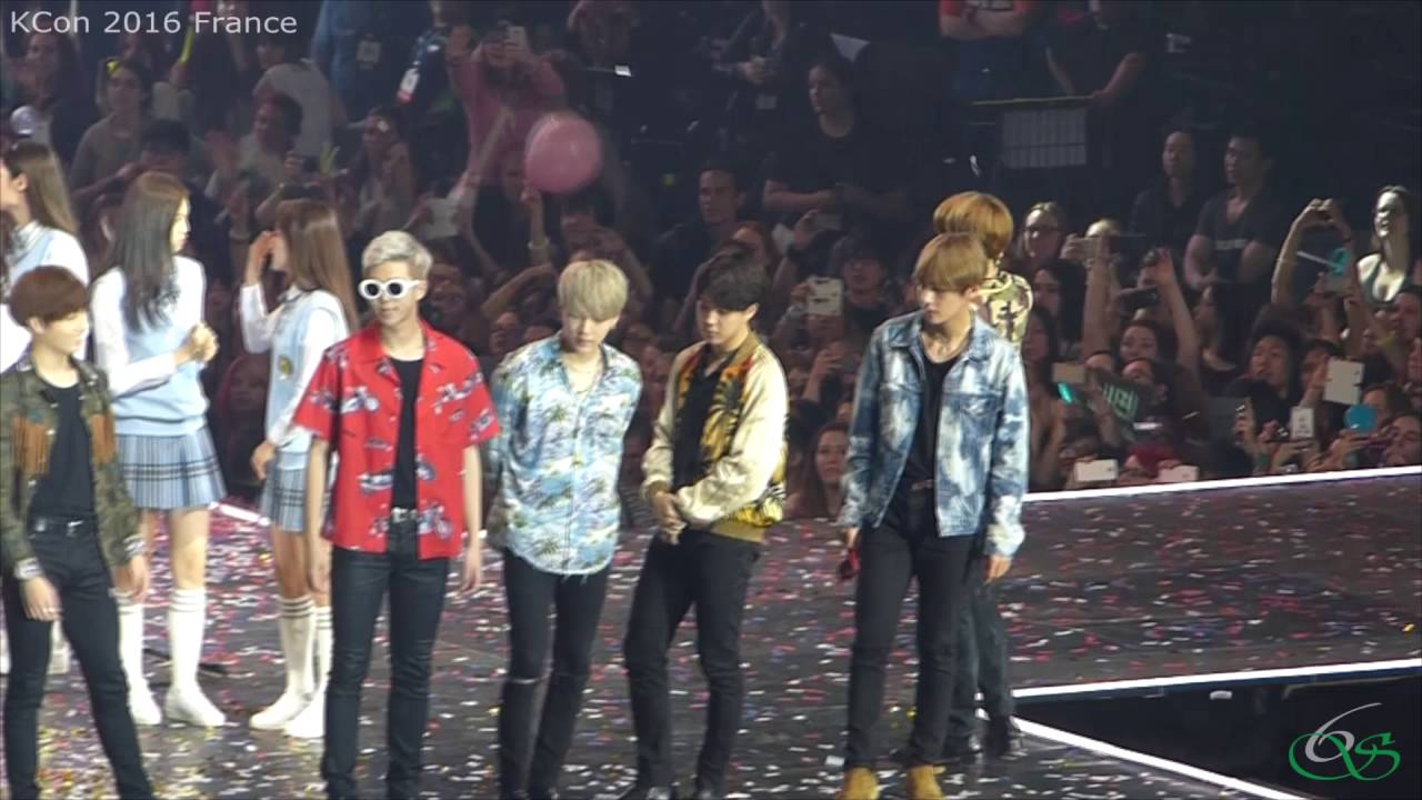 Kcon 2016 France - Ending [20160602][FANCAM]