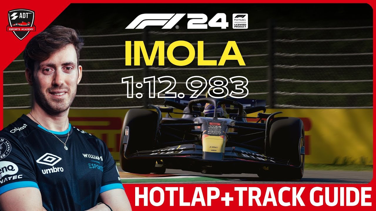 F1 24 IMOLA Esports Hotlap + Track Guide (1:12.983) - Daniele Haddad