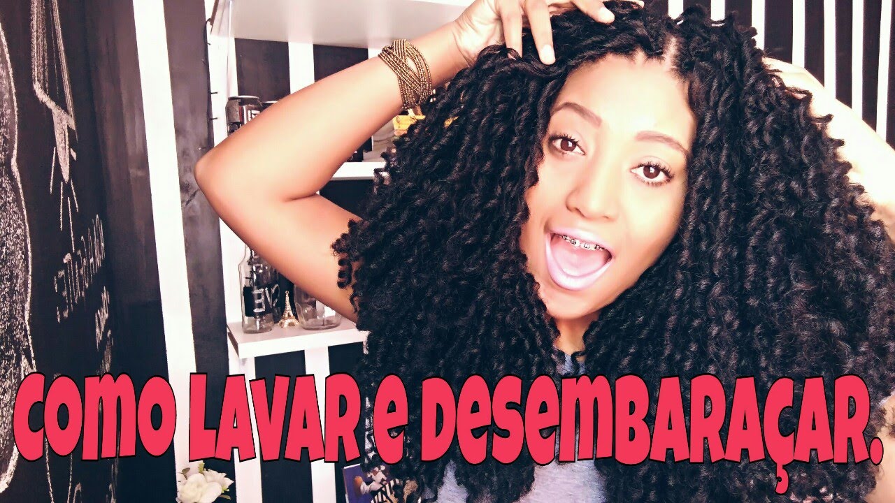 CABELO SINTÉTICO CACHEADO COMO LAVAR E DESEMBARAÇAR
