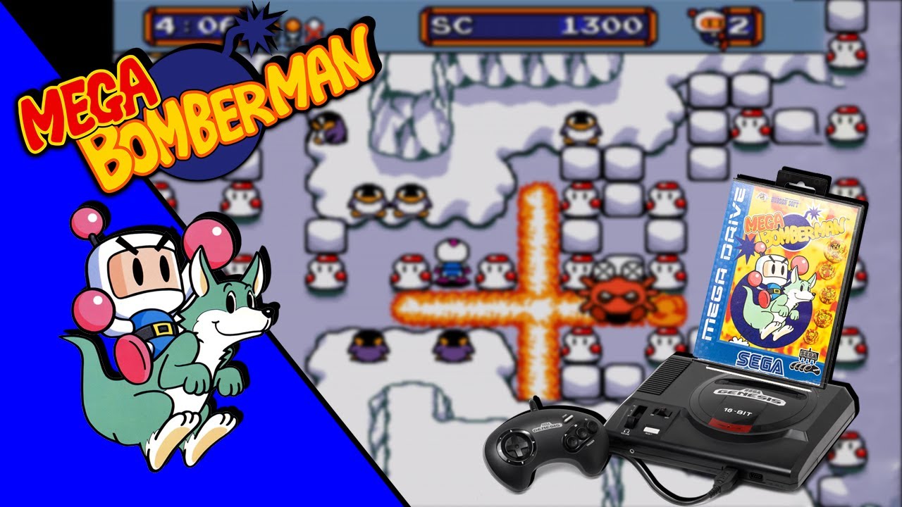 Mega Bomberman (Sega Genesis) - Full Game - (Kega Fusion | Sega Emulator)