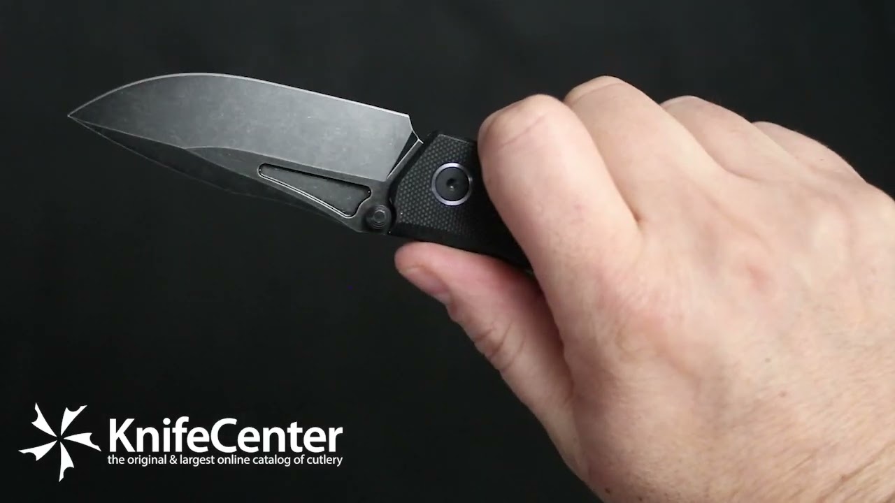 Remette Knives Rhino Button Lock Front Flipper Knife