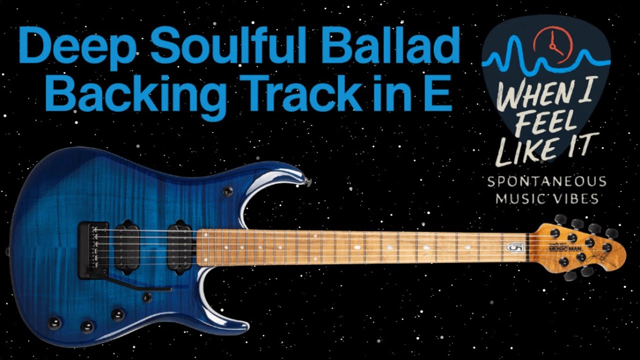 Deep Soulful Ballad Backing Track in E major
