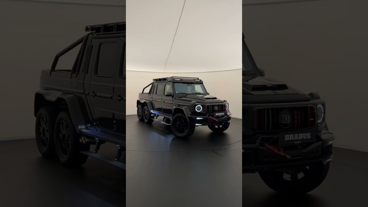 Mercedes Brabus G900 6x6 XLP supported by