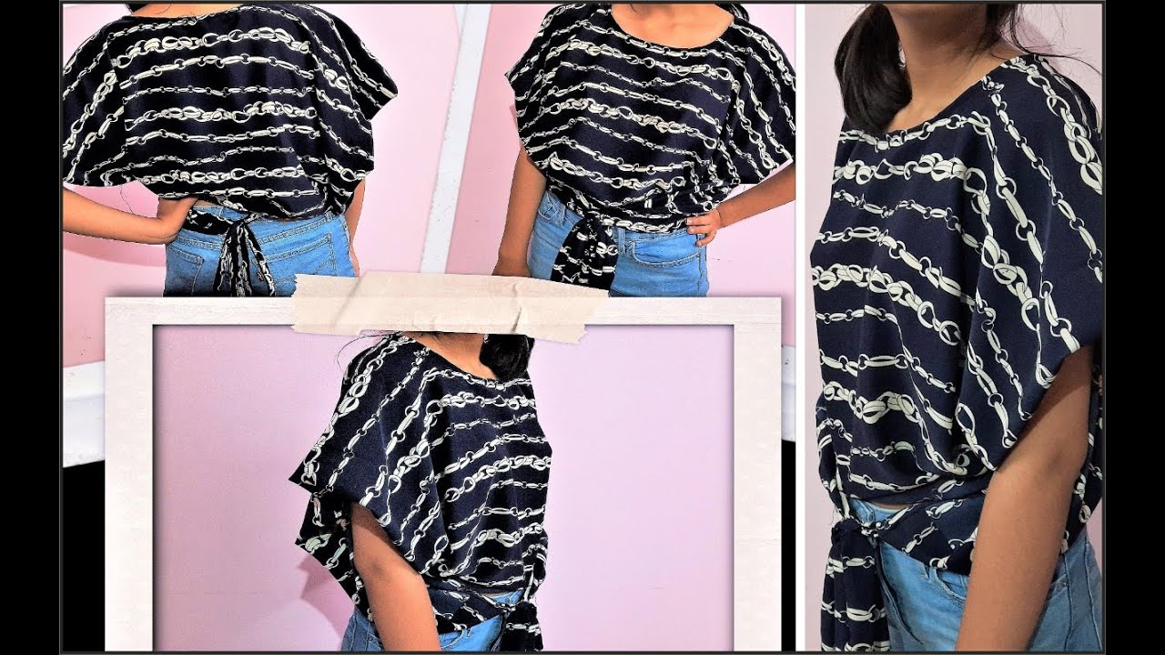 Stylish Top In 5 Minutes | DIY - Tailoring With Usha