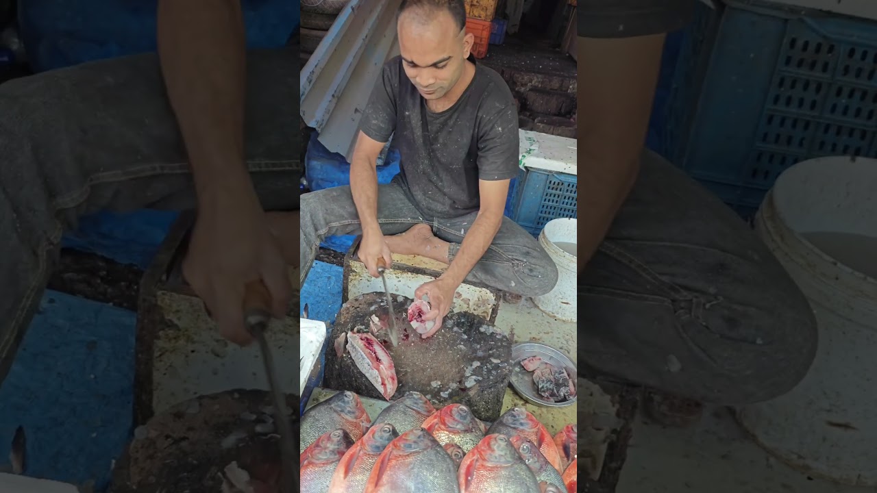 best fish shop number one cutting fish#