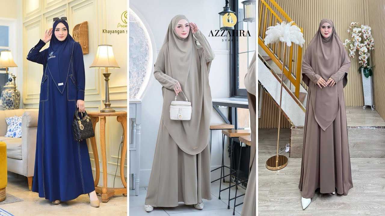 30+ BUSANA MUSLIM GAMIS SYARI MODEL TERBARU DAN KEKINIAN / Part 2