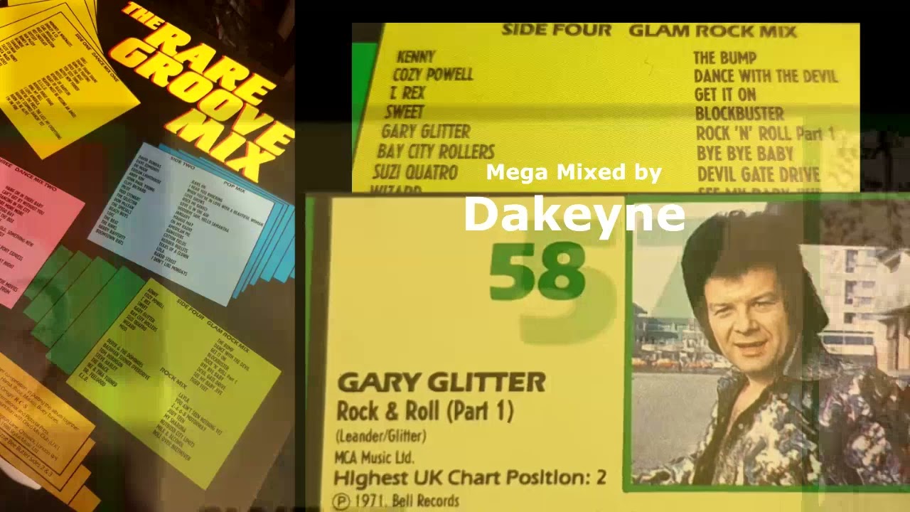 Glam Rock Mix Side 4 [The Rare Groove Mix] LP - Rare Non-Stop Vinyl