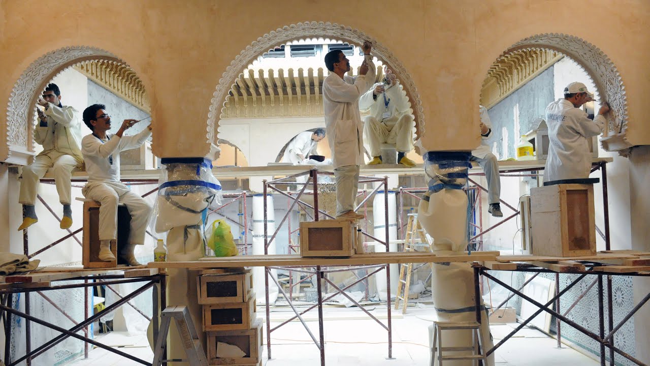 Building the Moroccan Court: A Glimpse Behind the Scenes