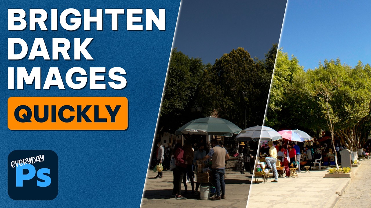 Stop Deleting Dark Photos, Brighten Dark Images in Photoshop Quickly!